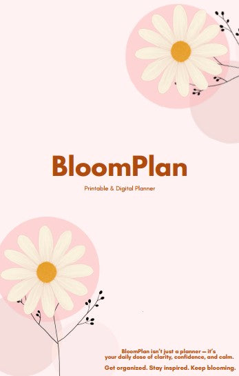 Digital planner BlooomPlan